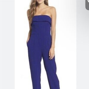 Sexy strapless jumpsuit